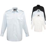 Hellblaue Langärmelige Premier Workwear Herrenlangarmhemden mit Knopf 