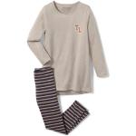 Reduzierte Dunkelblaue Gestreifte TCHIBO Kinderschlafanzüge & Kinderpyjamas aus Baumwolle Größe 134 
