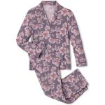 Helllilane Blumenmuster TCHIBO Pyjamas lang für Damen Größe XL 