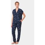 Dunkelblaue Triumph Nachhaltige Damenschlafanzüge & Damenpyjamas Größe M 