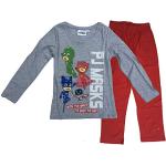 Graue PJ Masks – Pyjamahelden Kinderschlafanzüge & Kinderpyjamas für Mädchen Größe 128 