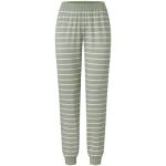 Reduzierte Weiße Gestreifte TCHIBO Pyjamahosen für Damen Größe XL 