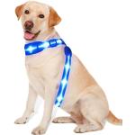 Reduzierte Blaue Reflektierende Hundegeschirre wiederaufladbar 24-teilig 