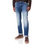 Reduzierte Blaue s.Oliver Q/S designed by Slim Fit Jeans mit Reißverschluss aus Baumwolle für Herren Größe S Weite 29 
