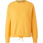 Reduzierte Gelbe Unifarbene s.Oliver Q/S designed by Rundhals-Ausschnitt Damensweatshirts Größe S 