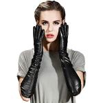 Sexy Gefütterte Handschuhe aus Lammleder für Damen Größe M für den für den Winter 