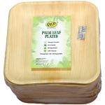 QEP Palmblatt-Bio-Einwegteller | 100% natürliche, umweltfreundliche Teller | BBQ-Set | Picknick-Set
