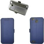 Blaue Huawei GR3 Cases Art: Gürteltaschen mit Bildern aus Leder 