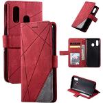 Rote Samsung Galaxy A40 Hüllen Art: Flip Cases mit Bildern aus Leder 