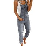 Graue Casual Ripped Jeans & Zerrissene Jeans aus Denim für Damen Größe M 