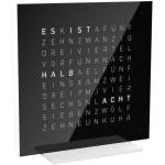 Schwarze Biegert&Funk QLOCKTWO Design Wanduhren 
