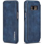 Blaue Samsung Galaxy S8 Cases Art: Flip Cases mit Bildern aus Glattleder stoßfest 