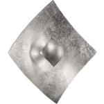 Quadrangolo Silber Wand- & Deckenleuchte Blattfolienversilbert 50cm