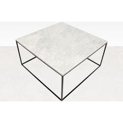 Weiße Quadratische Couchtische & Wohnzimmertische aus Marmor Breite 50-100cm, Höhe 50-100cm, Tiefe 50-100cm 