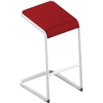 Rote Quadrifoglio Sitzhocker aus Stoff Breite 0-50cm, Höhe 50-100cm, Tiefe 0-50cm 