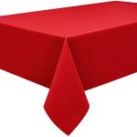 Reduzierte Rote Rechteckige eckige Tischdecken aus Textil schnelltrocknend 