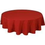 Reduzierte Rote Runde Runde Tischdecken 180 cm schnelltrocknend 