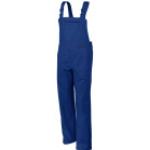 Blaue Qualitex Arbeitslatzhosen mit Reißverschluss aus Baumwolle maschinenwaschbar für Herren Übergrößen 