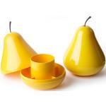 QUALY QL10148Y Aufbewahrungsbox Birne Pear Pod 16,5 x 16,5 x 19,5 cm Kunststoff, gelb