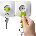 QUALY Schlüsselhalter/Anhänger, Kunststoff, Grün, 9cm