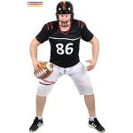 Quarterback Kostüm für Herren American Football Spieler Sportler Fasching Karneval Motto Party Größe S