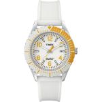 Reduzierte Weiße Timex Kunststoffuhren für Damen 