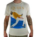 Weiße AMPLIFIED Freddie Mercury T-Shirts für Herren Größe XXL 