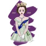 Queen Elizabeth Ii - Kunstdruck Tribute