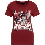 Rote Pin Up Kurzärmelige Queen Kerosin Rundhals-Ausschnitt T-Shirts aus Jersey für Damen Größe XS 1-teilig 