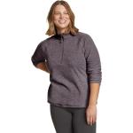 Reduzierte Lila Unifarbene Eddie Bauer Stehkragen Damenfleecepullover & Damenfleeceshirts mit Reißverschluss aus Fleece Größe XS 