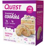 Quest Nutrition Protein Frosted Cookies, 8 x 25 g Cookie, Birthday Cake