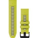 Quickfit Armband 26mm Silikon electric lime/graphit Gelb