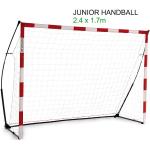 QuickPlay Handballtor Junior 2,4 x 1,7m ONE-SIZE Weiß/Rot