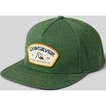 Dunkelgrüne Quiksilver Snapback-Caps aus Baumwolle für Herren Einheitsgröße 