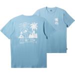 Blaue Streetwear Quiksilver Bio T-Shirts für Herren Größe M 