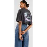 Reduzierte Graue Unifarbene Streetwear Quiksilver Bio T-Shirts für Damen Größe XS 