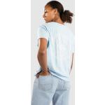 Reduzierte Blaue Unifarbene Streetwear Quiksilver Bio T-Shirts für Damen Größe L 