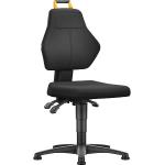 Schwarze Moderne Bürostühle ohne Rollen aus Stoff mit Armlehne Breite 0-50cm, Höhe 0-50cm, Tiefe 0-50cm 