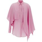 Reduzierte Pinke Festliche Blusen aus Seide für Damen Größe XS 