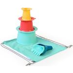 Beige BPA-freie Quut Sandkasten Spielzeuge aus Kunststoff 3-teilig 