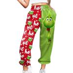 Grüne Vintage Der Grinch High Waist Bikinihosen für Damen Größe L Große Größen für den für den Sommer 