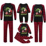 Der Grinch Pyjamas lang mit Weihnachts-Motiv für Damen Weihnachten für den für den Winter 