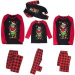 Der Grinch Pyjamas lang mit Weihnachts-Motiv für Damen Größe XL Weihnachten für den für den Winter 
