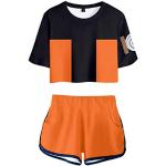 Orange Cheerleader-Kostüme aus Jersey für Herren Größe L 