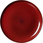Rotes Porzellan-Geschirr aus Porzellan 