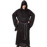 Schwarze R-Dessous Mönch-Kostüme für Herren Größe 5 XL 