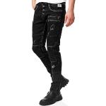 Vintage R-Neal Ripped Jeans & Zerrissene Jeans mit Reißverschluss aus Baumwolle für Herren Weite 31 für Partys für den für den Herbst 