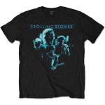 Schwarze Punk Rolling Stones Herrenbandshirts Größe L 