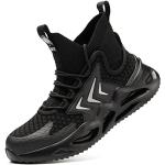 Schwarze High Top Sneaker & Sneaker Boots mit Stahlkappe für Herren Größe 43 