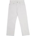 Reduzierte Weiße R13 Straight Leg Jeans mit Reißverschluss aus Baumwolle für Damen 